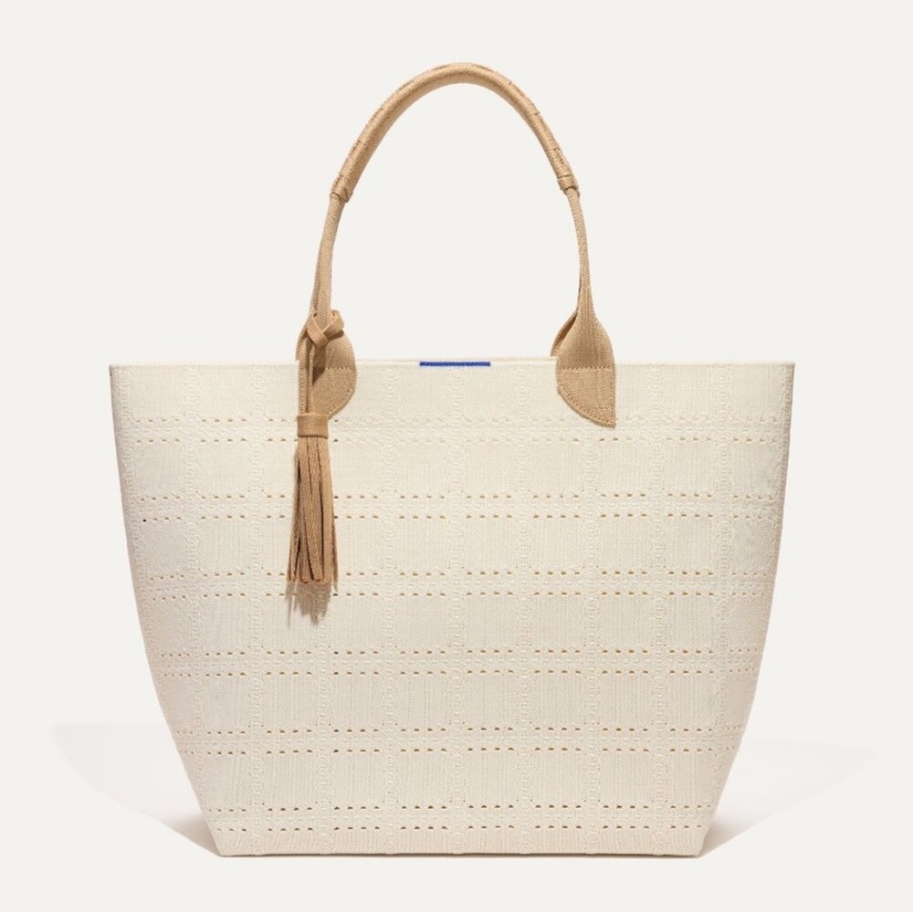 NWT Rothy's Cream and Tan Tote Bag